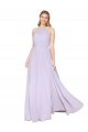 Best Soft Chiffon Halter Neck Sleeveless Long Formal Evening Gowns Canada