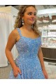 Best Velvet Sequin Scoop Neck Sleeveless Court Train Evening Dress Canada