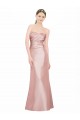 Best Stretch Satin Sweetheart Sleeveless Low Back Long Formal Evening Dress Canada