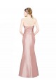 Best Stretch Satin Sweetheart Sleeveless Low Back Long Formal Evening Dress Canada