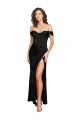 Best Silky Satin Sweetheart Sleeveless Low Back Long Black Tie Evening Dress Canada