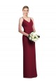 Best Soft Chiffon V-Neck Sleeveless Long Formal Dress Canada