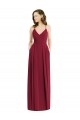 Best Soft Chiffon Spaghetti Straps Sleeveless Open Back Long Semi Formal Evening Dress Canada