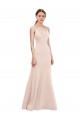 Best Stretch Crepe V-Neck Sleeveless V-Back Long Formal Dress Canada