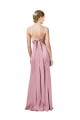 Best Stretch Crepe Spaghetti Straps Sleeveless Low Back Black Long Formal Evening Dress Canada