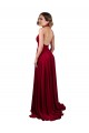 Best Spandex Halter Neck Sleeveless Open Back Long Black Tie Evening Dress Canada