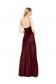 Best Stretch Satin Spaghetti Straps Sleeveless Long Evening Dress Canada