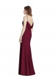 Best Stretch Crepe Bateau Neck Sleeveless Open Back Long Semi Formal Evening Dress Canada