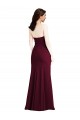 Best Stretch Crepe Strapless Sleeveless Long Semi Formal Evening Dress Canada