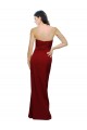 Best Stretch Crepe Sweetheart Sleeveless Low Back Long Evening Dress Canada