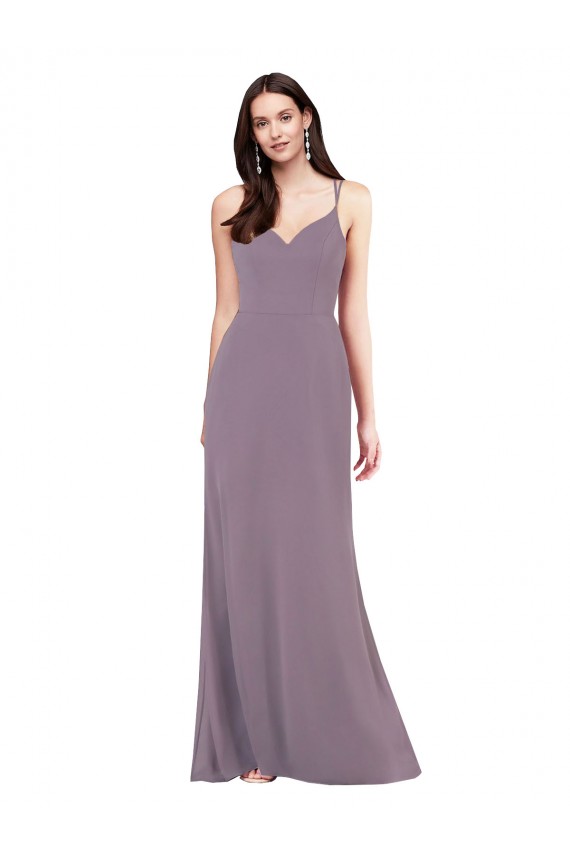 Best Soft Chiffon Sweetheart Sleeveless Open Back Long Formal Evening Dress Canada