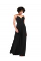 Best Soft Chiffon V-Neck Sleeveless Open Back Long Formal Evening Dress Canada