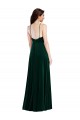 Best Stretch Velvet Halter Neck Sleeveless Long Semi Formal Evening Dress Canada