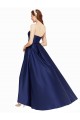 Best Satin Strapless Sleeveless Low Back Long High Low Evening Dress Canada