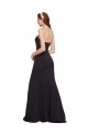 Best Stretch Crepe Strapless Sleeveless Low Back Dark Navy Long Formal Evening Dress Canada