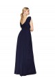 Best Soft Chiffon V-Neck Sleeveless Long Formal Evening Dress Canada