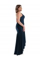 Best Silky Satin Spaghetti Straps Sleeveless Long High Low Plus Size Evening Dress Canada