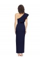 Best Stretch Crepe One Shoulder Sleeveless Sheath Long Formal Evening Dress Canada