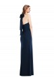 Best Stretch Crepe High Neck Sleeveless Open Back Long Semi Formal Evening Dress Canada