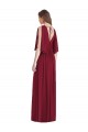 Best Soft Chiffon V-Neck Sleeveless Tie Back Long Semi Formal Evening Dress Canada