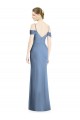 Best Soft Chiffon Off the Shoulder Cold Shoulder Open Back Long Formal Evening Dress Canada