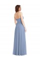 Best Soft Chiffon Strapless Sleeveless Long Semi Formal Evening Dress Canada