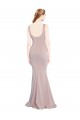 Best Stretch Crepe Scoop Neck Cap Sleeves Long Formal Evening Dress Canada