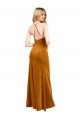 Best Stretch Velvet Halter Neck Sleeveless Open Back Long Formal Evening Dress Canada