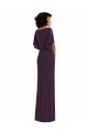 Best Spandex V-Neck Split Sleeves Long Formal Evening Dress Canada