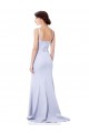 Best Stretch Crepe Spaghetti Straps Sleeveless Long Evening Gown Canada