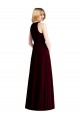 Best Soft Chiffon Halter Neck Sleeveless Long Semi Formal Evening Dress Canada