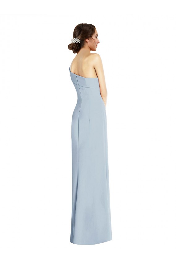 Best Stretch Crepe Off the Shoulder Sleeveless Long Formal Evening Gown Canada