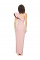 Best Stretch Crepe One Shoulder Sleeveless Long Formal Evening Dress Canada