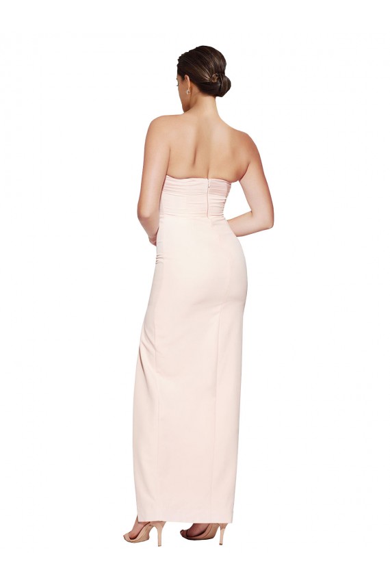 Best Stretch Satin Cowl Neck Sleeveless Low Back Long Formal Evening Dress Canada