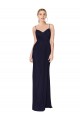 Best Soft Chiffon Spaghetti Straps Sleeveless V-Back Long Evening Dress Canada