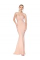 Best Stretch Crepe Sweetheart Sleeveless Long Formal Dress Canada