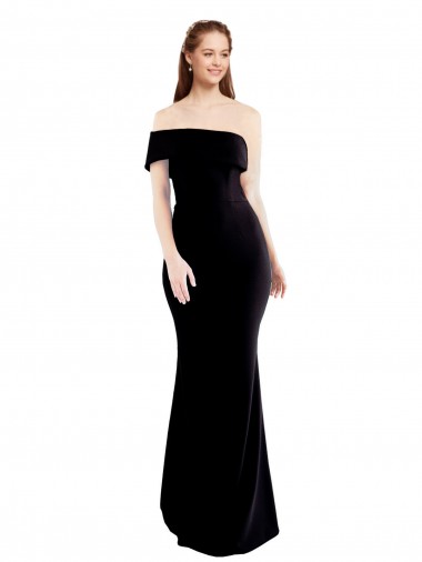 Best Stretch Crepe One Shoulder Sleeveless Keyhole Back Long Formal Evening Dress Canada