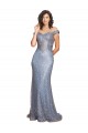 Best Sequin Off the Shoulder Sleeveless Long Formal Evening Dress Canada
