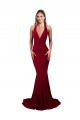 Best Spandex Halter Neck Sleeveless Open Back Long Formal Evening Dress Canada