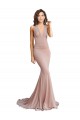 Best Spandex V-Neck Sleeveless Low Back Long Formal Evening Dress Canada