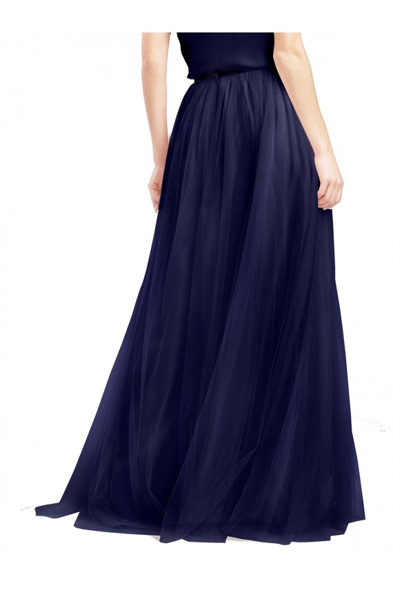 Best Tulle Halter Neck Sleeveless Long Semi Formal Evening Dress Canada