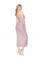 Best Soft Chiffon Spaghetti Straps Sleeveless V-Back Knee Length High Low Evening Dress Canada