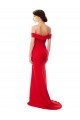 Best Stretch Crepe Off the Shoulder Sleeveless Long Evening Dress Canada