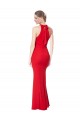Best Stretch Crepe Halter Neck Sleeveless Long Mermaid Evening Dress Canada