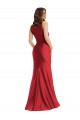 Best Silky Satin Square Neck Sleeveless Long Formal Plus Size Evening Dress Canada