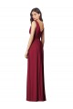 Best Soft Chiffon V-Neck Sleeveless V-Back Long Semi Formal Evening Dress Canada