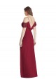 Best Soft Chiffon Spaghetti Straps Cold Shoulder V-Back Long Semi Formal Evening Dress Canada