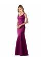 Best Satin Bateau Neck Sleeveless Open Back Long Black Tie Evening Dress Canada