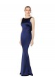 Best Stretch Satin Halter Neck Sleeveless Low Back Long Formal Evening Dress Canada
