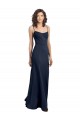 Best Stretch Crepe High Neck Sleeveless Low Back Long Formal Dress Canada